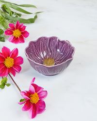 Buttercup Flower Bowl and Small Flower Frog Bundle, Fig