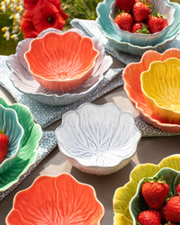 Bordallo Pinheiro Anemone Flower Bowl, Celadon
