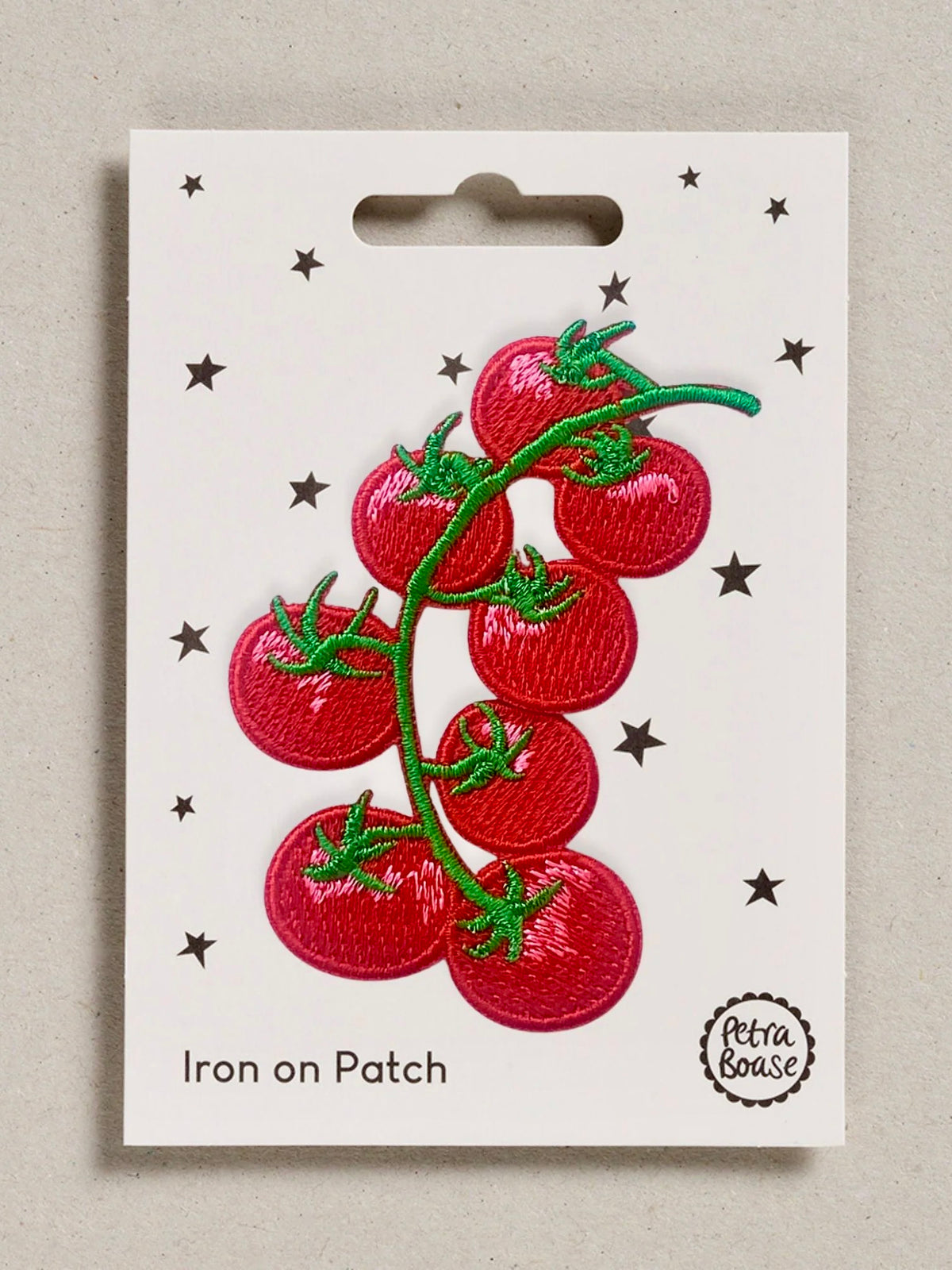 Petra Boase Iron-On Patch, Tomato