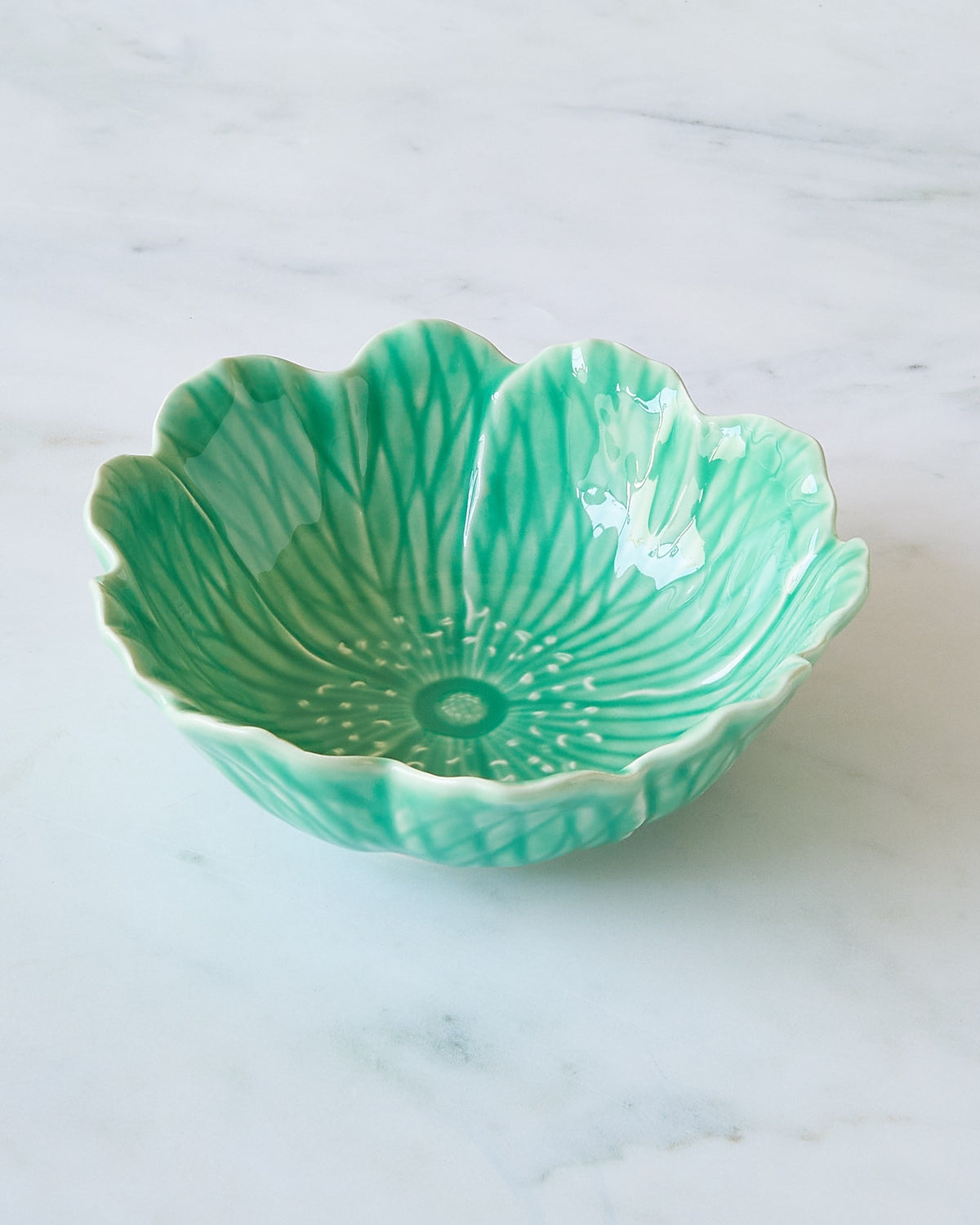Anemone Flower Bowl & Large Flower Frog Bundle