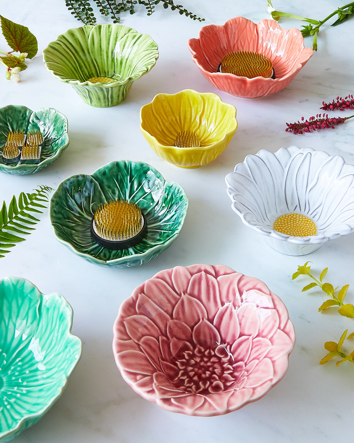 Bordallo Pinheiro Daisy Flower Bowl