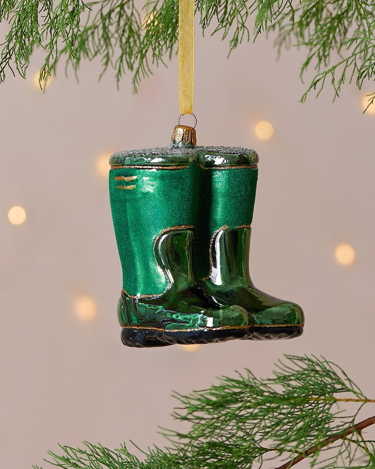 Dan Cooper Garden Wellington Boots Christmas Decoration