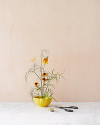 Bordallo Pinheiro Buttercup Flower Bowl, Yellow