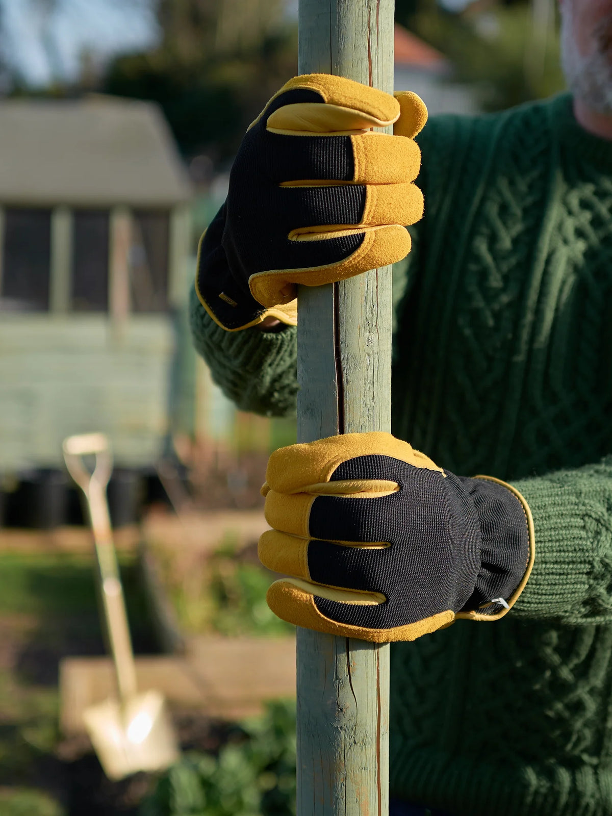 GOLD LEAF WINTER TOUCH GLOVES, MENS