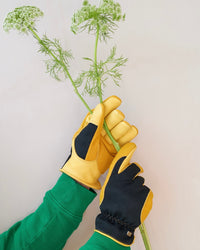 GOLD LEAF WINTER TOUCH GLOVES, WOMENS