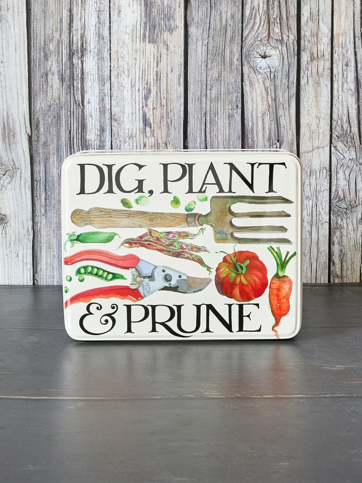 Emma Bridgewater 'Dig The Garden' Tiefbrunnen-Tablett – 30 Cm Ø, Aus Metall
