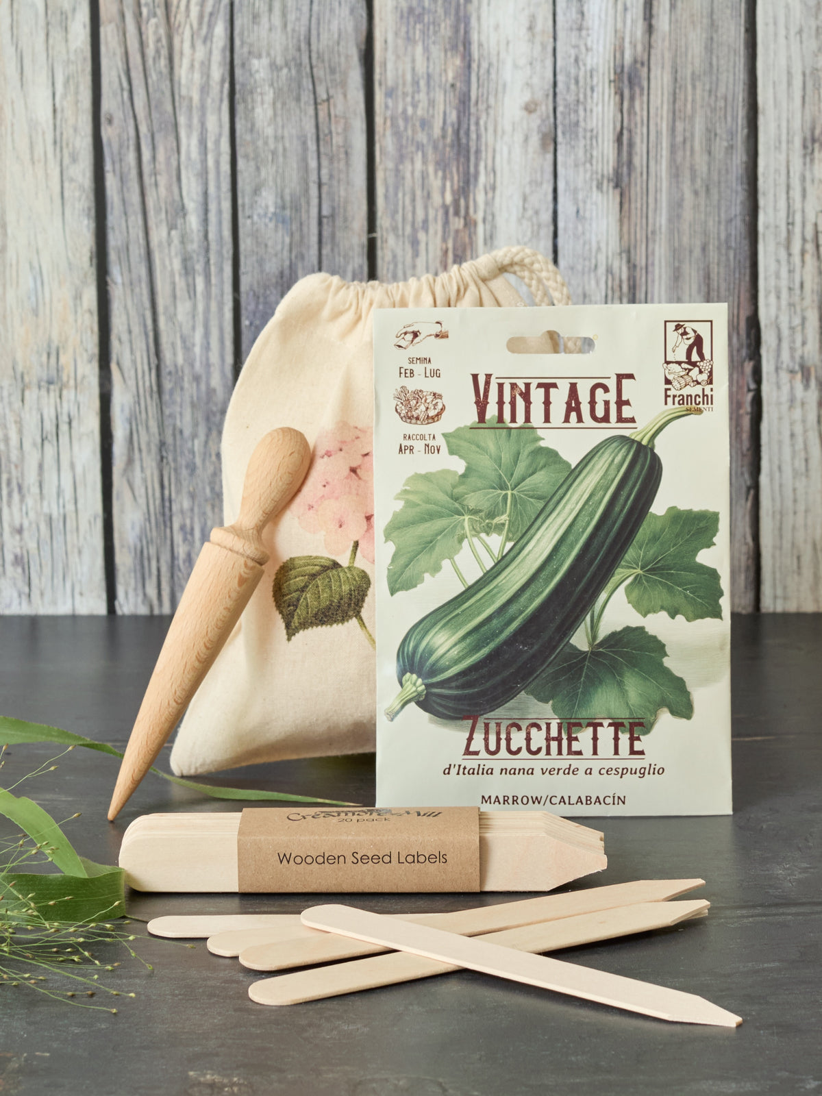 Grow Your Own Courgettes Gift Set
