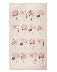 Laura Stoddart Pink Flowers Tea Towel