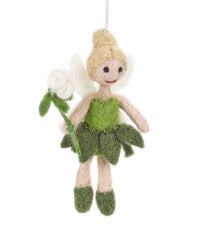 Trixy the Garden Fairy Handmade Felt Decoration
