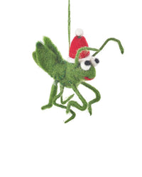 Charlie The Cricket Handmade Felt Christmas Decoration