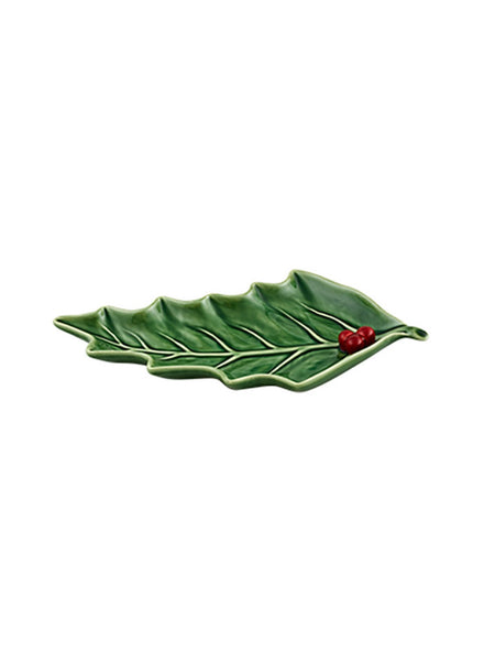 Bordallo Pinheiro Holly Platter, Small