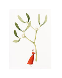 Laura Stoddart Holly & Mistletoe Christmas Cards, Pack of 10
