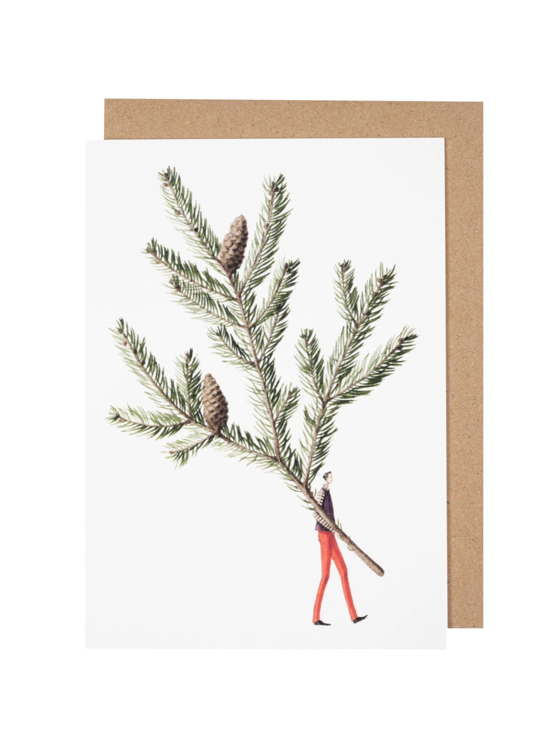 Laura Stoddart Spruce & Eucalyptus Christmas Cards, Pack of 10