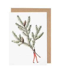 Laura Stoddart Spruce & Eucalyptus Christmas Cards, Pack of 10