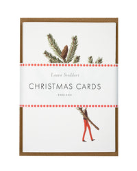 Laura Stoddart Spruce & Eucalyptus Christmas Cards, Pack of 10