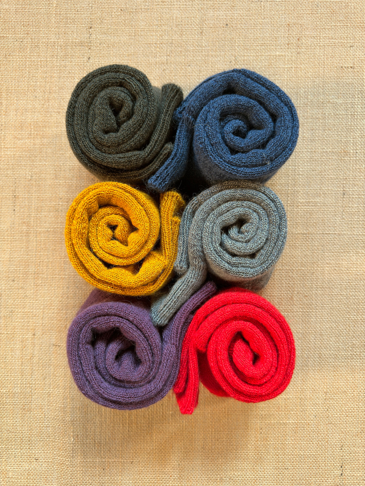 Mohair Boot Socks, Steel Grey