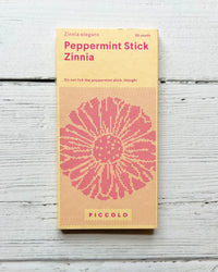 Piccolo Seeds - Zinnia 'Peppermint Stick'