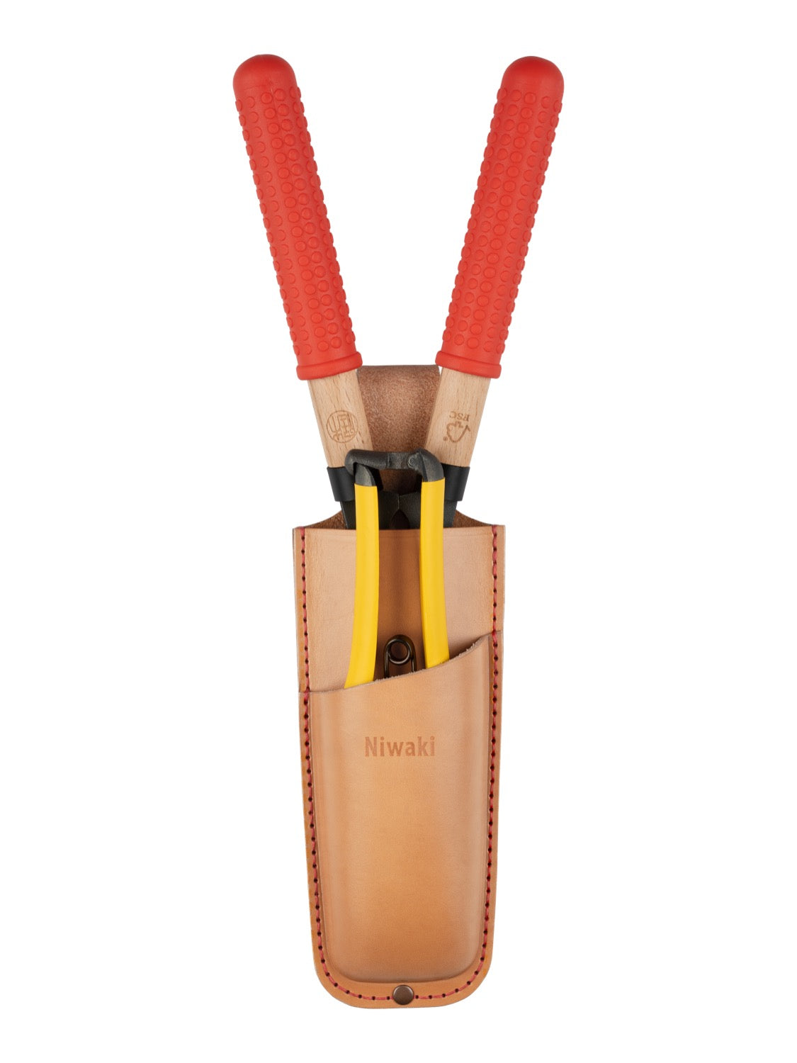 Niwaki Nijū Slim Double Holster for Hori Horis, Shears and Secateurs