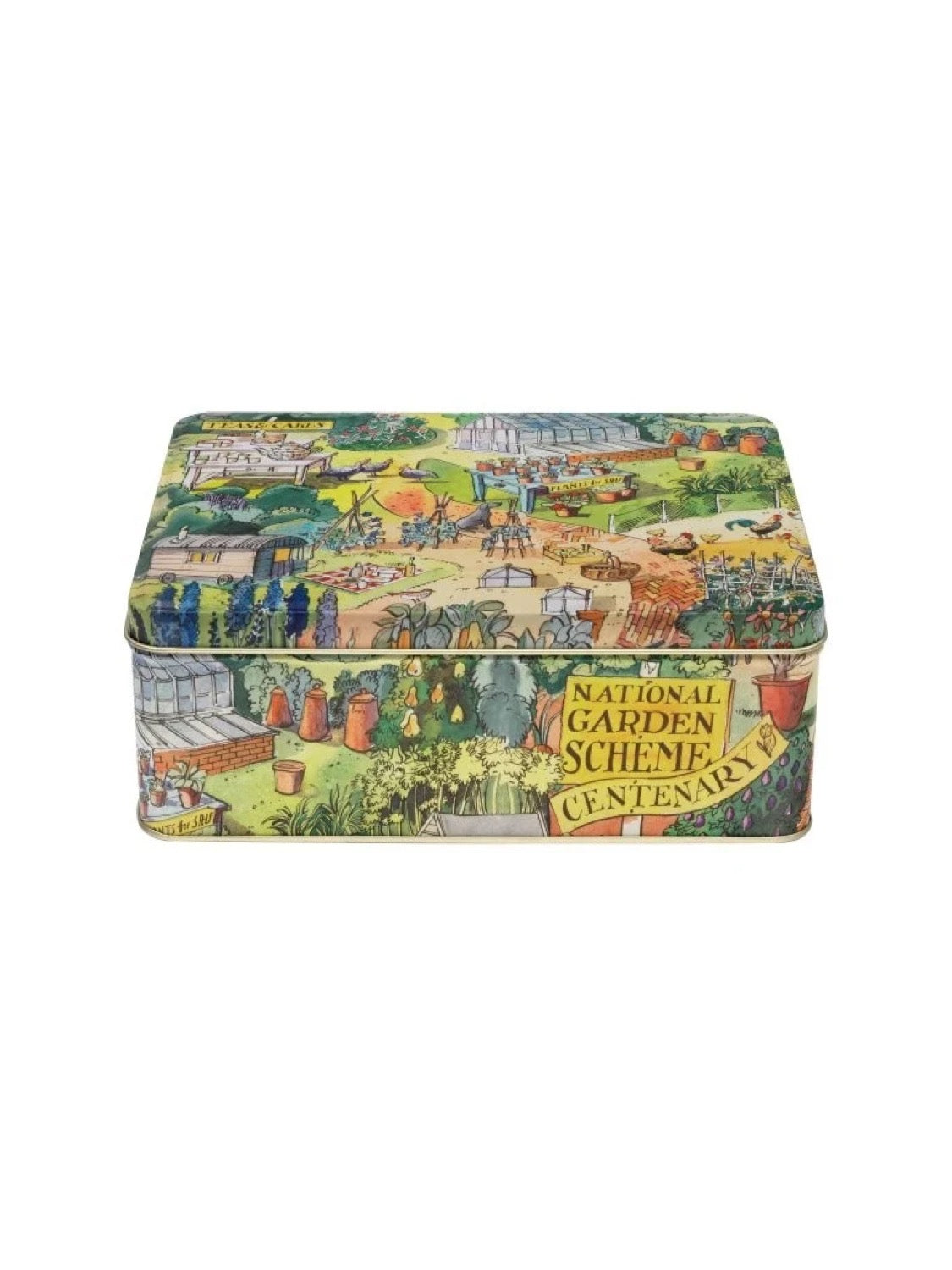 National Garden Scheme Centenary Deep Rectangular Tin