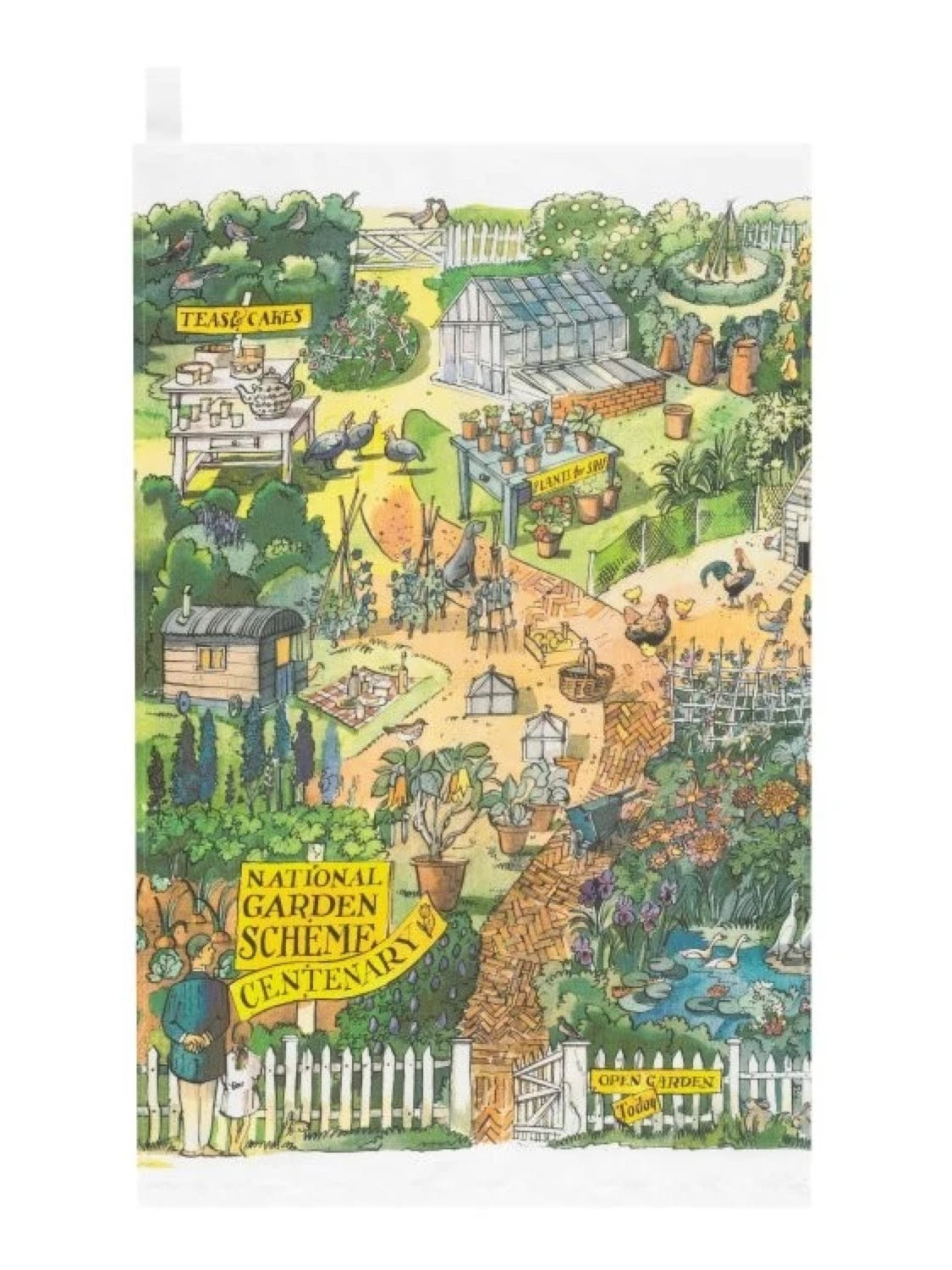 National Garden Scheme Centenary Tea Towel