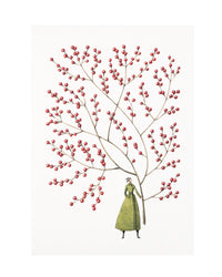 Laura Stoddart Red Berries Christmas Cards, Pack of 10