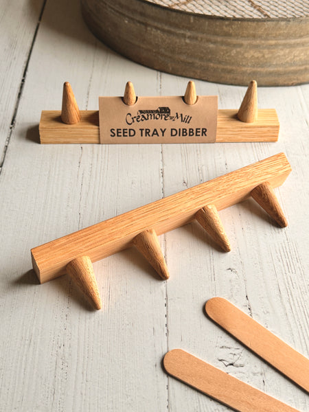 Creamore Mill Oak Seed Tray Dibber