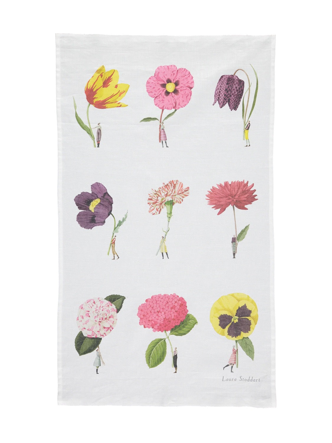 Laura Stoddart In Bloom Tea Towel