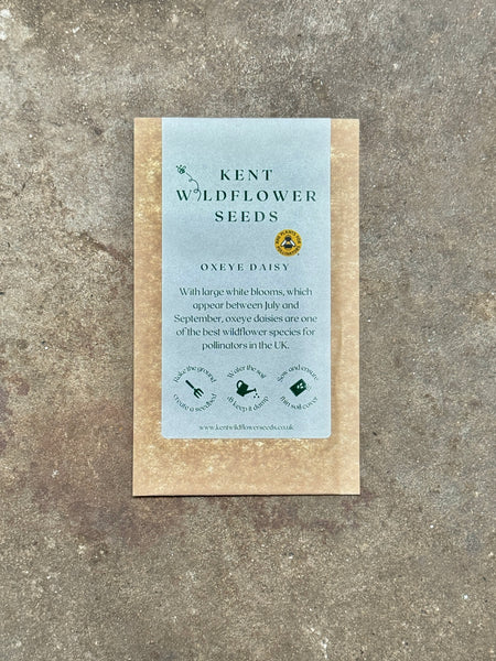 Kent Wildflower Seeds - Oxeye Daisy (Leucanthemum vulgare)