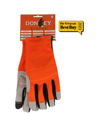 Donkey Gloves Unisex Fabric Gardening Gloves, Large
