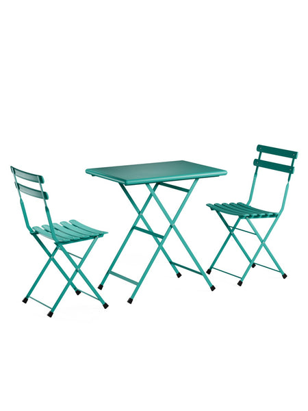 EMU Arc en Ciel Bistro Set, Ocean Green