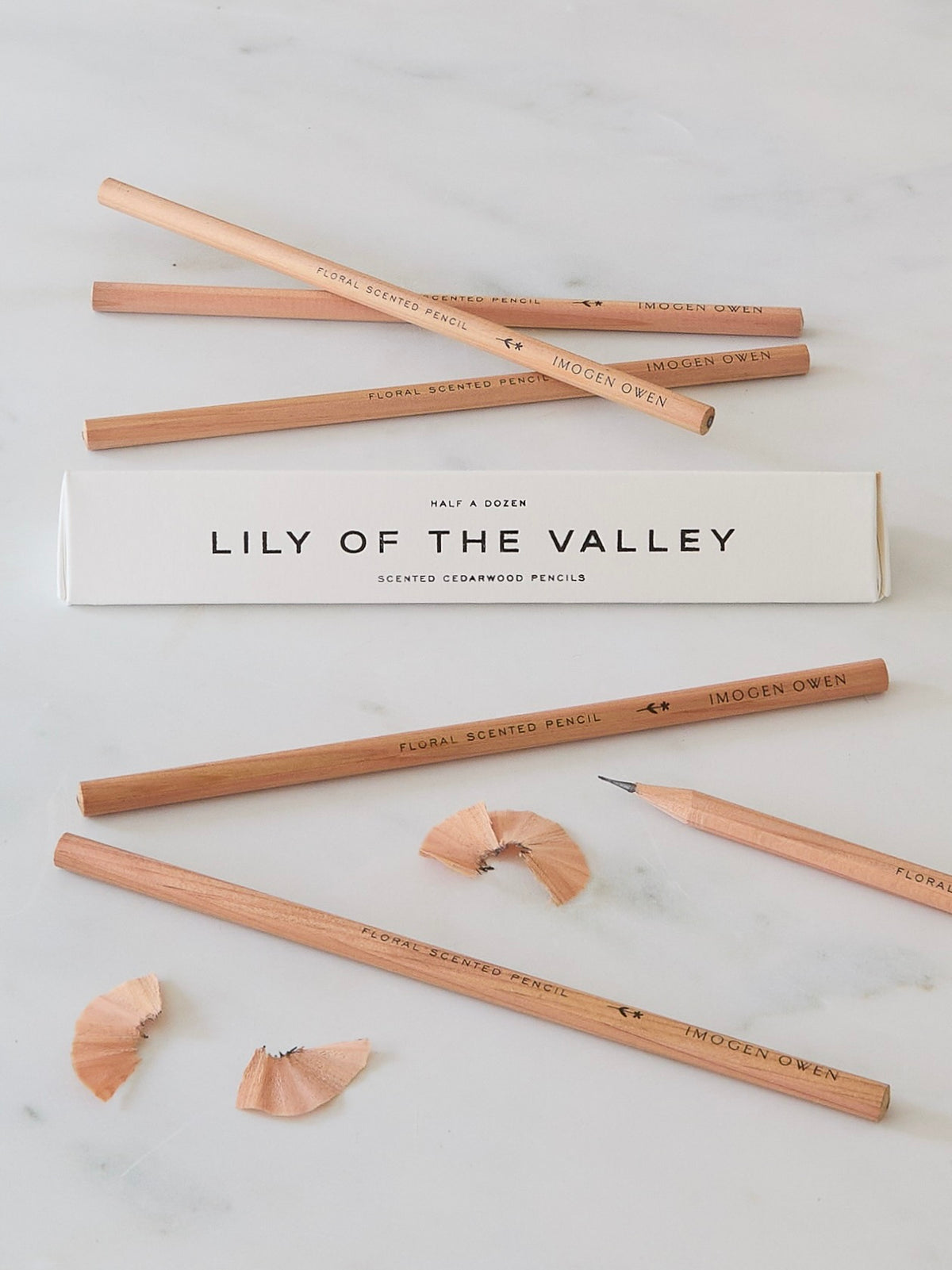 Imogen Owen Scented Cedarwood Pencils, Lily of the Valley