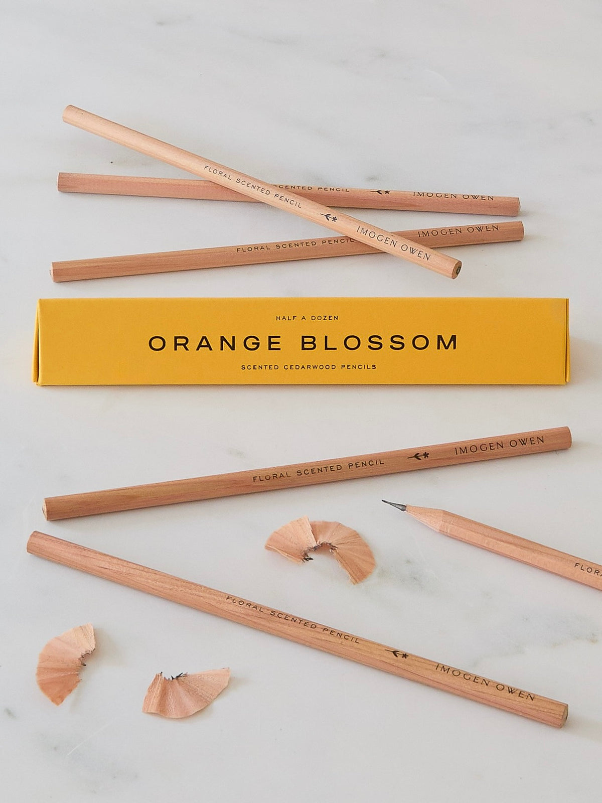 Imogen Owen Scented Cedarwood Pencils, Orange Blossom