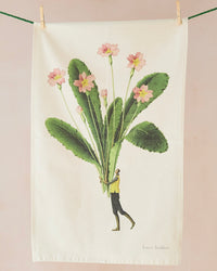 Laura Stoddart Pink Primrose Tea Towel