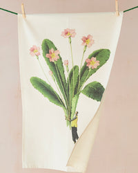Laura Stoddart Pink Primrose Tea Towel