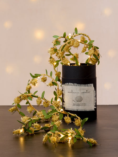 Melanie Porter Gold Pompom Fairy Lights