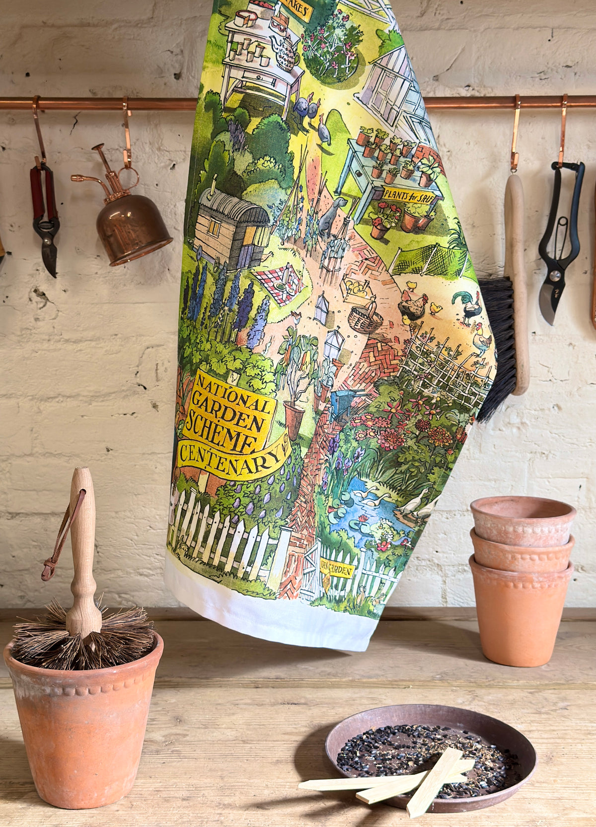 National Garden Scheme Centenary Tea Towel