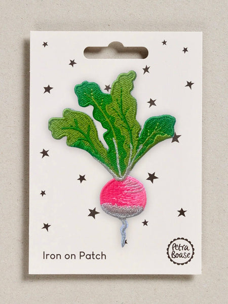 Petra Boase Iron-On Patch, Radish