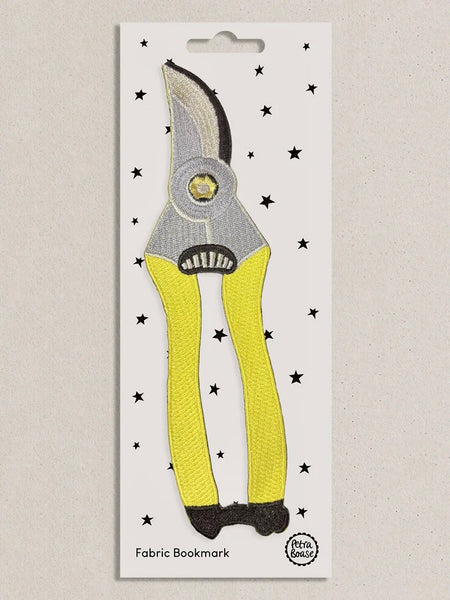 Petra Boase Embroidered Bookmark, Secateurs