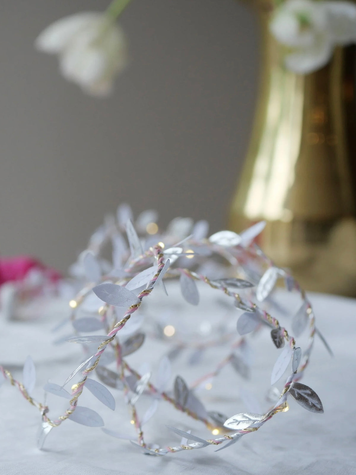 Melanie Porter Silver Leaf Fairy Lights