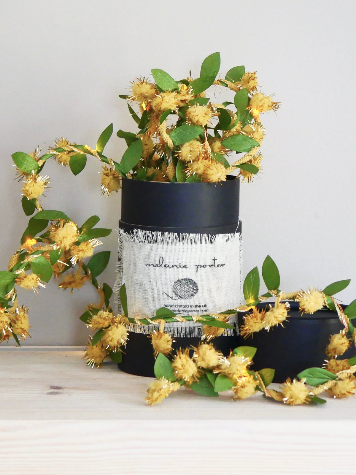 Melanie Porter Gold Pompom Fairy Lights