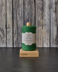 Twool Sustainable Wool Twine with Holder, Green