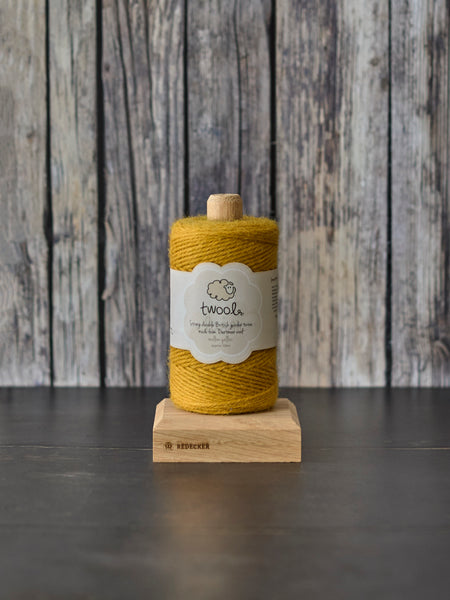Twool Sustainable Wool Twine With Holder, Yellow