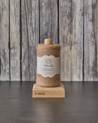 Twool Sustainable Wool Twine and Holder, Mink