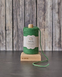 Twool Sustainable Wool Twine with Holder, Green