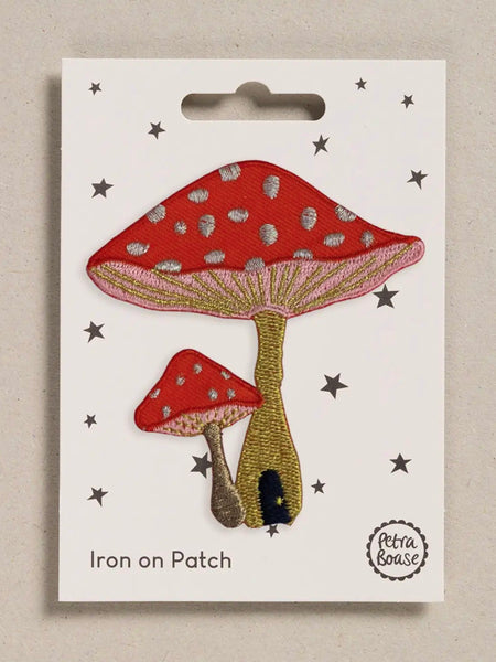 Petra Boase Iron-On Patch, Toadstools