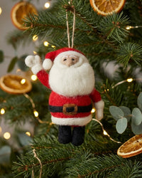 Father Christmas Handmade Felt Christmas Decoration