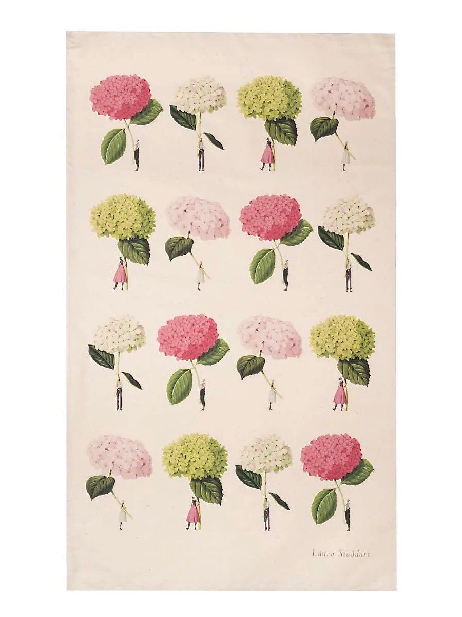 Laura Stoddart Hydrangea Tea Towel