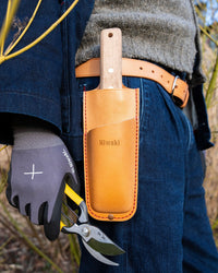 Niwaki Nijū Slim Double Holster for Hori Horis, Shears and Secateurs