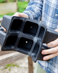 Natural Rubber Seed Tray, 6 Large Cells