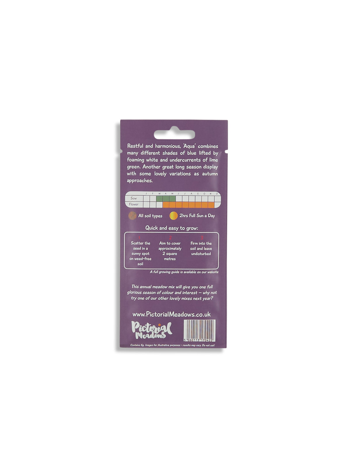 Aqua Annual Meadow Seed Mix